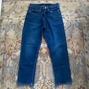 Banana republic size 28 high rise straight Jean